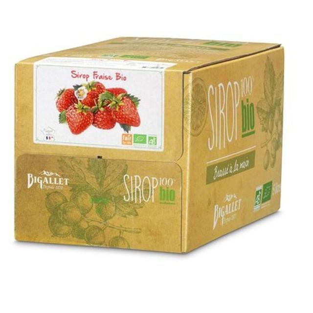 Sirop de fraise 70cl bio