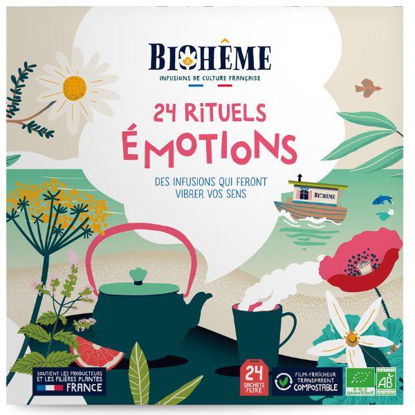 Calendrier Infusion Rituels Emotions X 24 infusettes