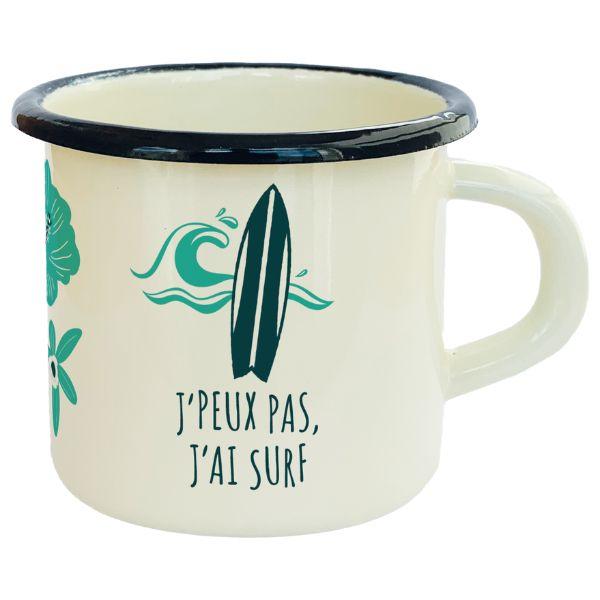 Mug Camper Surf en Acier Emaillé 380ml