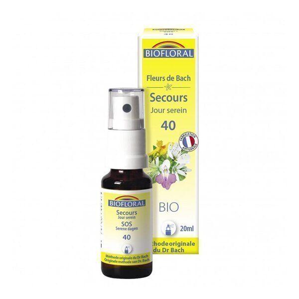 Complexe Secours N°40 Jour serein aux fleurs de Bach 20ml