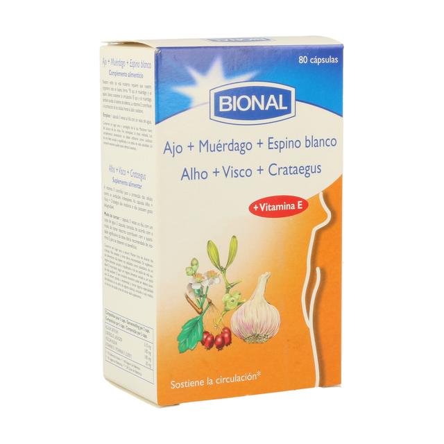 Ail + Gui + Aubépine blanche 80 capsules