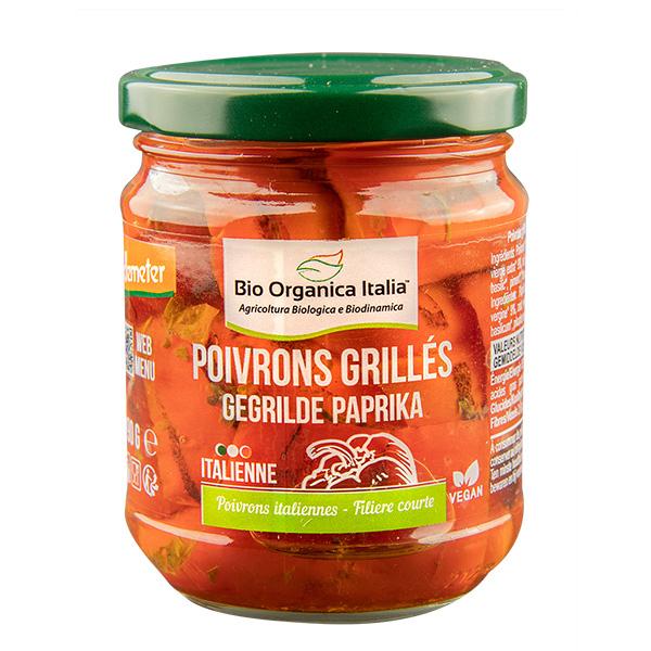 Poivrons rouges grillés 190g