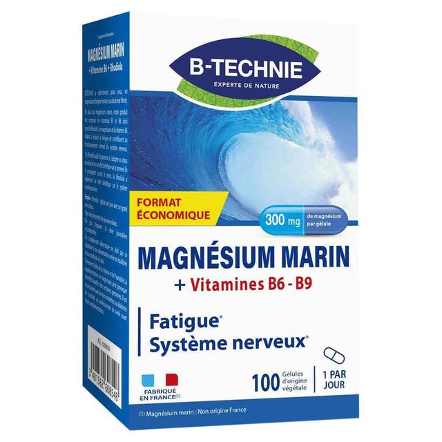 Magnésium Marin B6 + B9 100 gélules