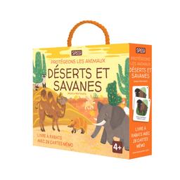 Coffret Protégeons les animaux - Déserts et savanes