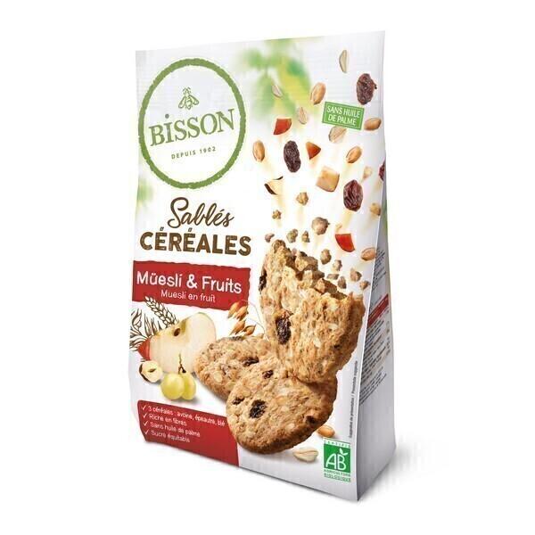 Sablés céréales muesli & fruits 200g