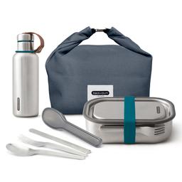 Coffret en Inox (sac+lunchbox+gourde+ couverts) - OCEAN