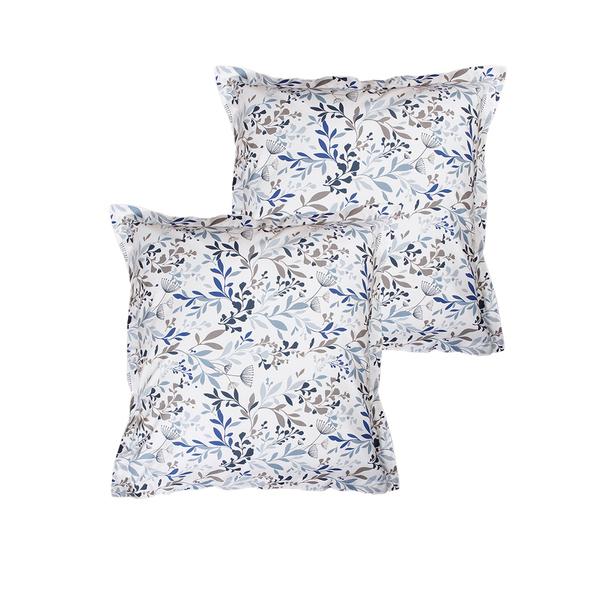 Lot de 2 Taies d'oreiller 63x63 cm coton