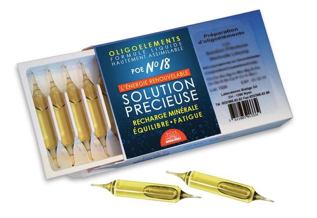 Solution précieuse POE n 18 en ampoules