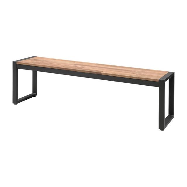 Banc en Acier & Bois d'Acacia - Lot de 2 - Bolero