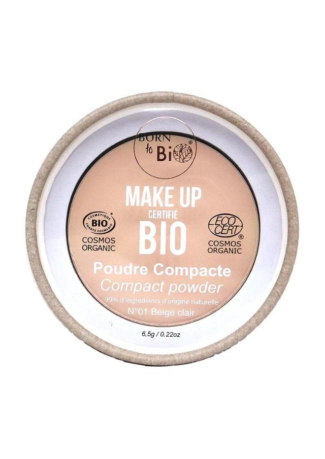 Poudre compacte 01 beige clair 6,5 g Born to Bio