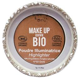 Poudre illuminatrice  (highlighter) 02 doré 7g born to bio