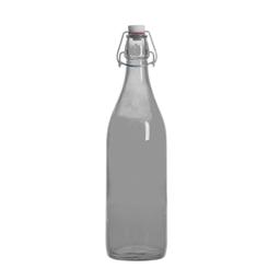 Bouteille à limonade avec son bouchon mécanique 1 l gris fumé