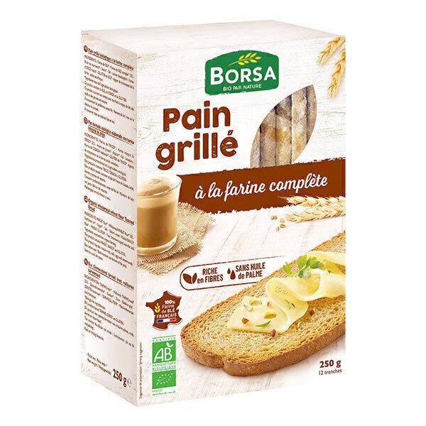 Pain grillé à la farine complète 250g