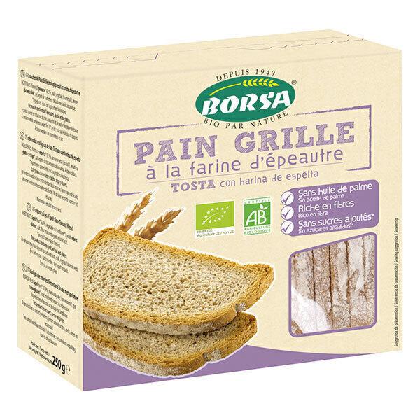 Pain grillé à la farine d'épeautre 250g