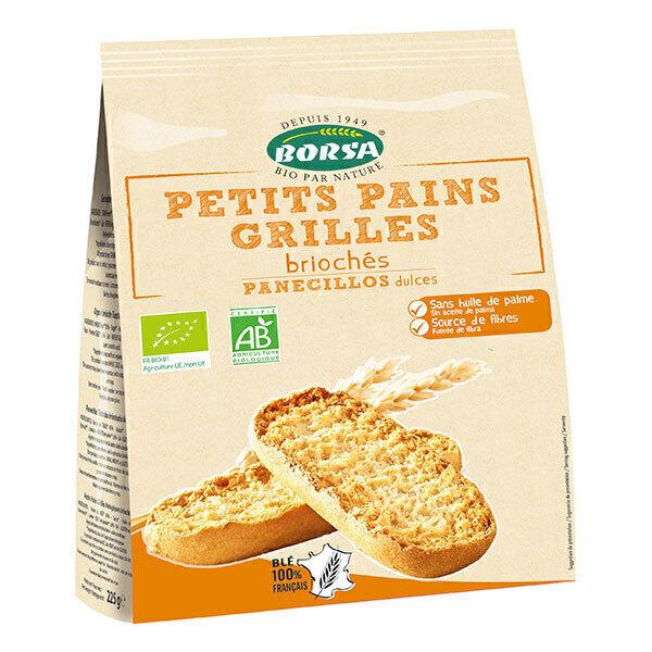 Petits pains grillés briochés 225g