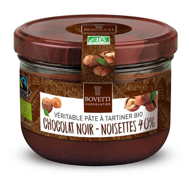 Pâte à tartiner chocolat noir noisettes 350g