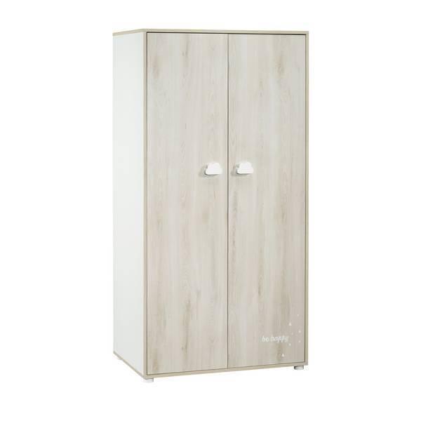 Armoire 2 portes 168x85x57cm en