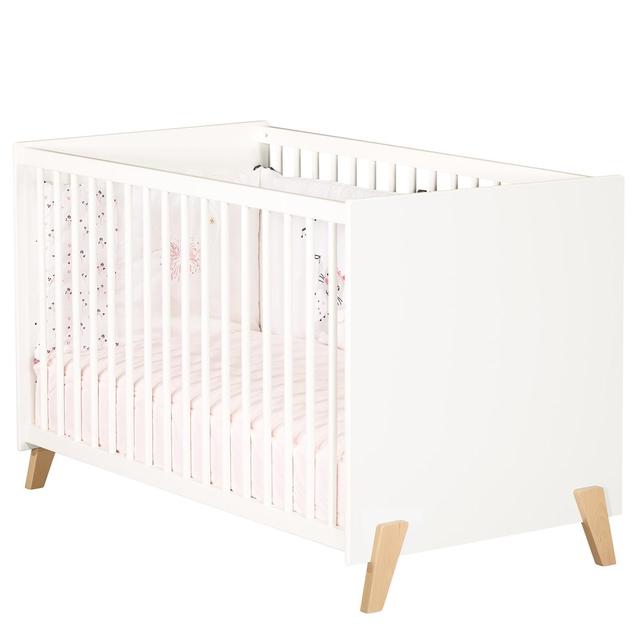 Lit bébé 120 x 60 sur pieds en bois