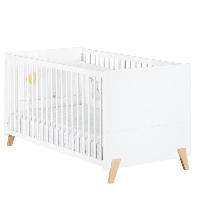 Lit évolutif 140x70 - Little Big Bed sur pieds en bois