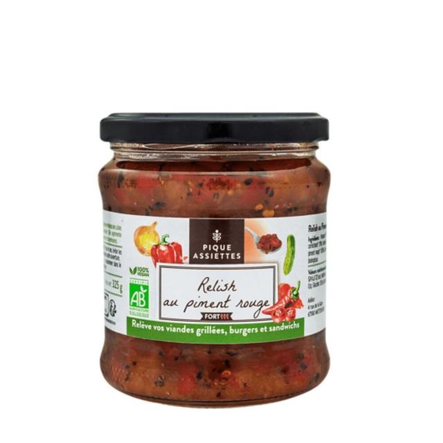 Relish au Piment Rouge bio-6x325g