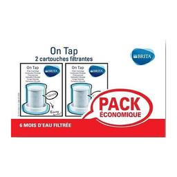 BRITA Lot de 2 cartouches filtrantes pour filtre sur robinet On