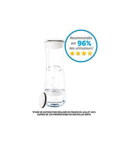 BRITA Bouteille filtrante FILL&SERVE 1,3L Graphite + 1 disque