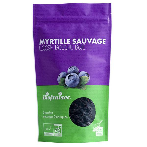 Myrtilles sauvages d'Europe séchées 100g