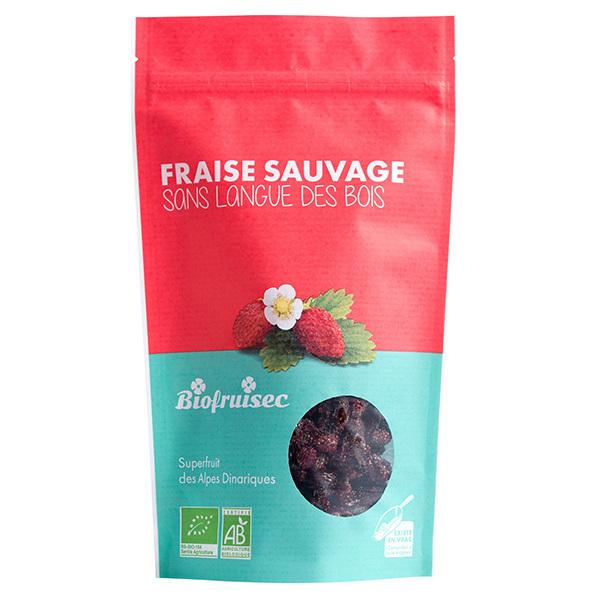 Fraises des bois sauvages d'Europe séchées 100g