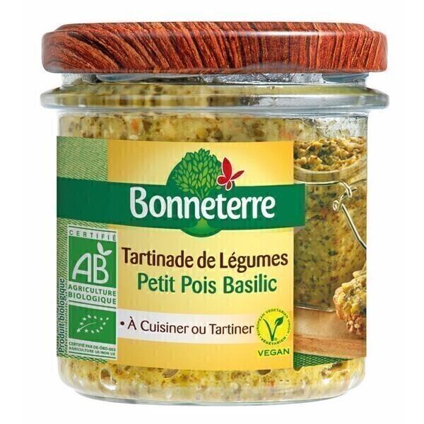 Tartinade de légumes Petit pois basilic 135g