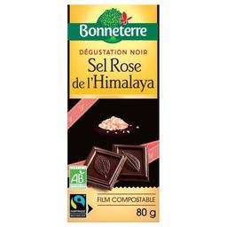 Tablette chocolat noir et sel rose de l'Himalaya 80g