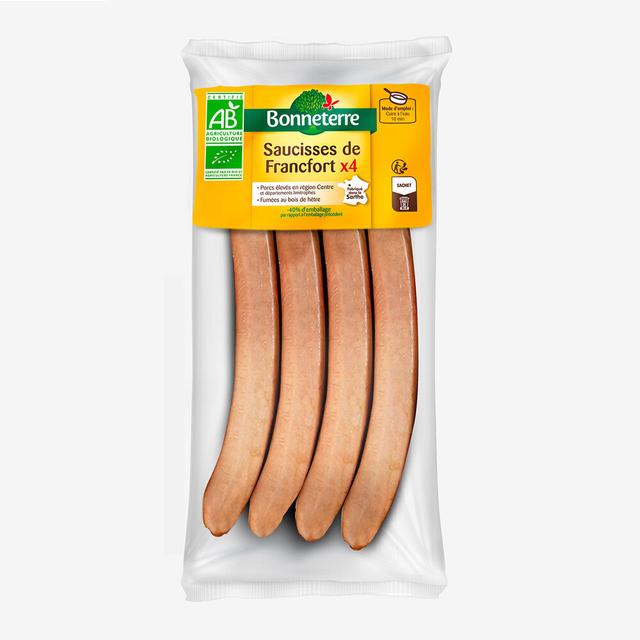 Saucisses de Francfort x4 240g