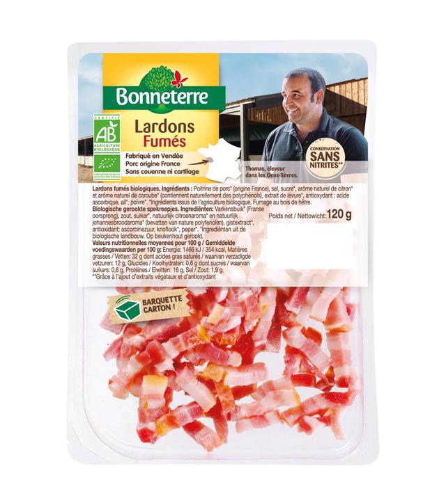 Lardons fumés sans nitrites 120g