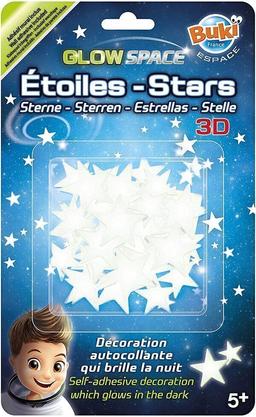 Etoiles phosphorescentes à coller sur le mur