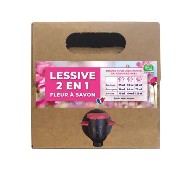 Lessive liquide 2en1 fleur à savon 3 l