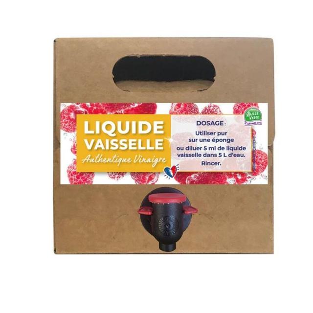 Liquide vaisselle vinaigre framboise 3 l