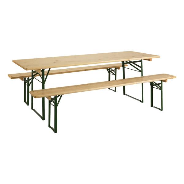 Table et bancs pliants BRASSEURS