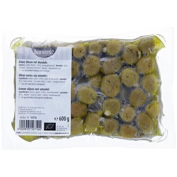 Olives vertes farcies aux amandes 600g