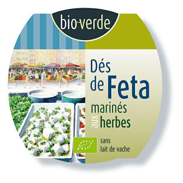 Dés de Feta marinés aux herbes 125g