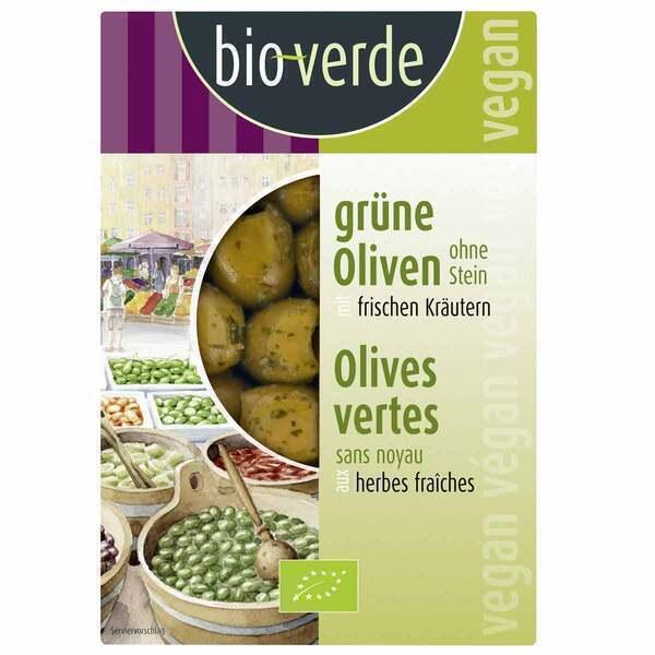 Olives vertes sans noyau 150g