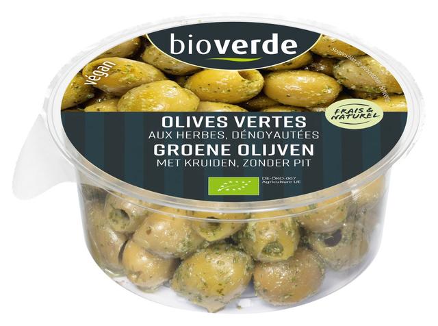 Olives vertes dénoyautées 150g