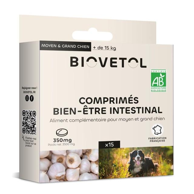 Etui 10 comprimés Bien-être intestinal chien Bio