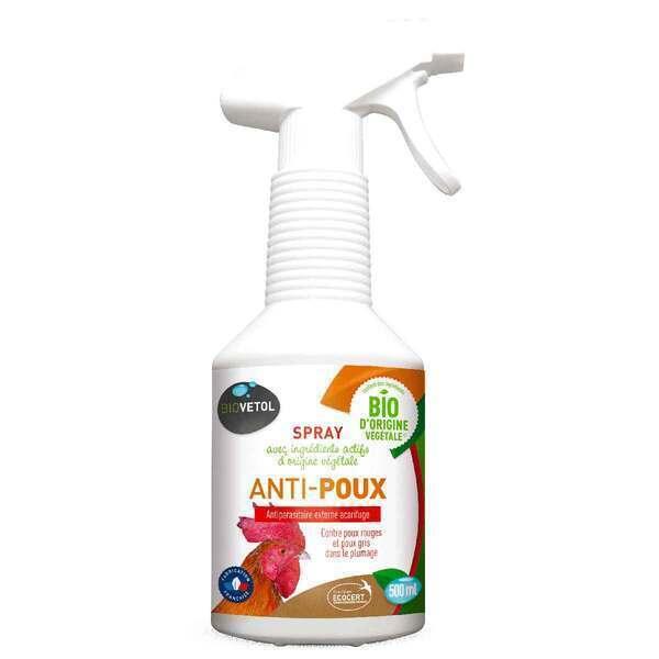 Lotion anti-poux basse-cour Bio 500ml