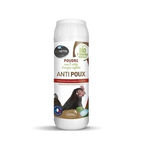 Poudre anti-poux basse-cour Bio 250g