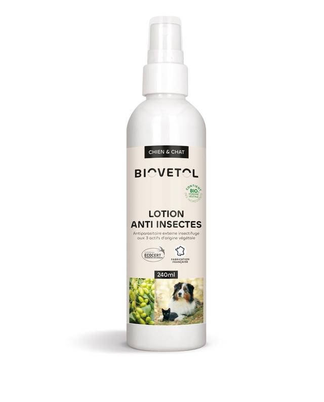 Spray antiparasitaire chien et chat Bio 240ml