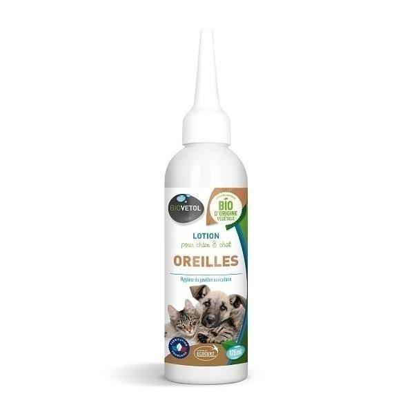 Soin des oreilles chien et chat Bio 125ml