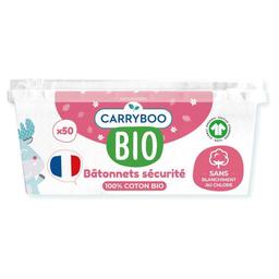 Cotons-tige Bâtonnets de sécurité Bébé Coton bio x50