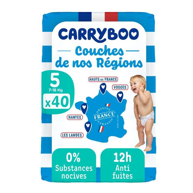 Carryboo de nos régions - Couche T5 (12-25kg), x40