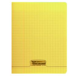 Cahier piqué POLYPRO 24x32 cm Jaune