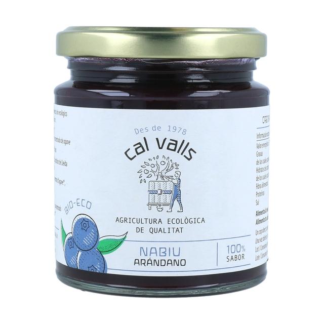 Confiture de myrtilles sans sucre biologique 240 g