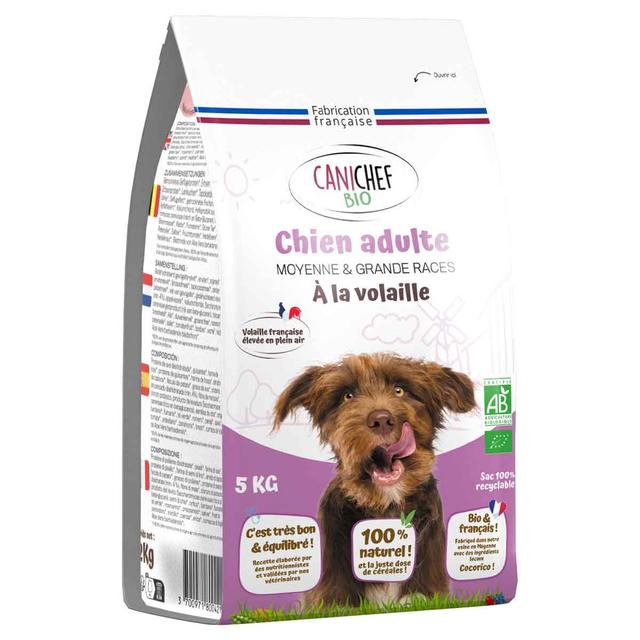 Croquettes pour chien adulte Volaille 5kg